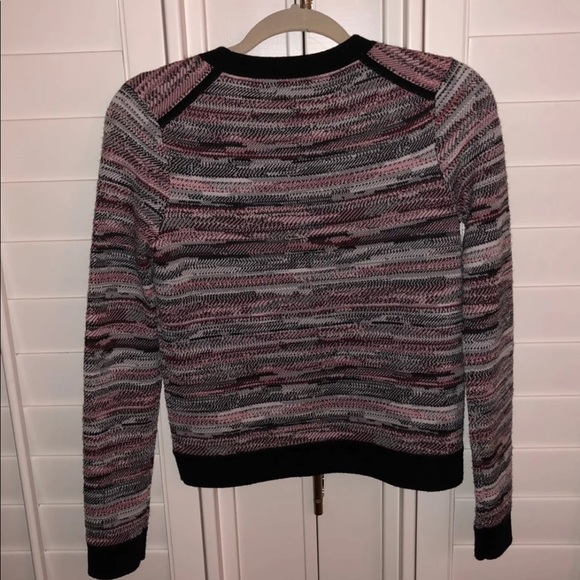 Rag & Bone XS Red Gray Black Ladies Sweater EUC - Picture 2 of 4